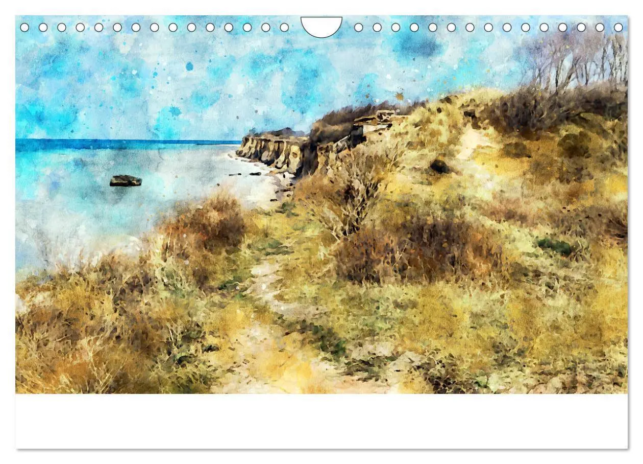 Bild: 9783435145140 | Aquarell Illustrationen vom Darß (Wandkalender 2025 DIN A4 quer),...