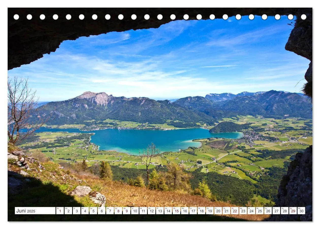 Bild: 9783435385140 | Der schöne Wolfgangsee im Salzkammergut (Tischkalender 2025 DIN A5...