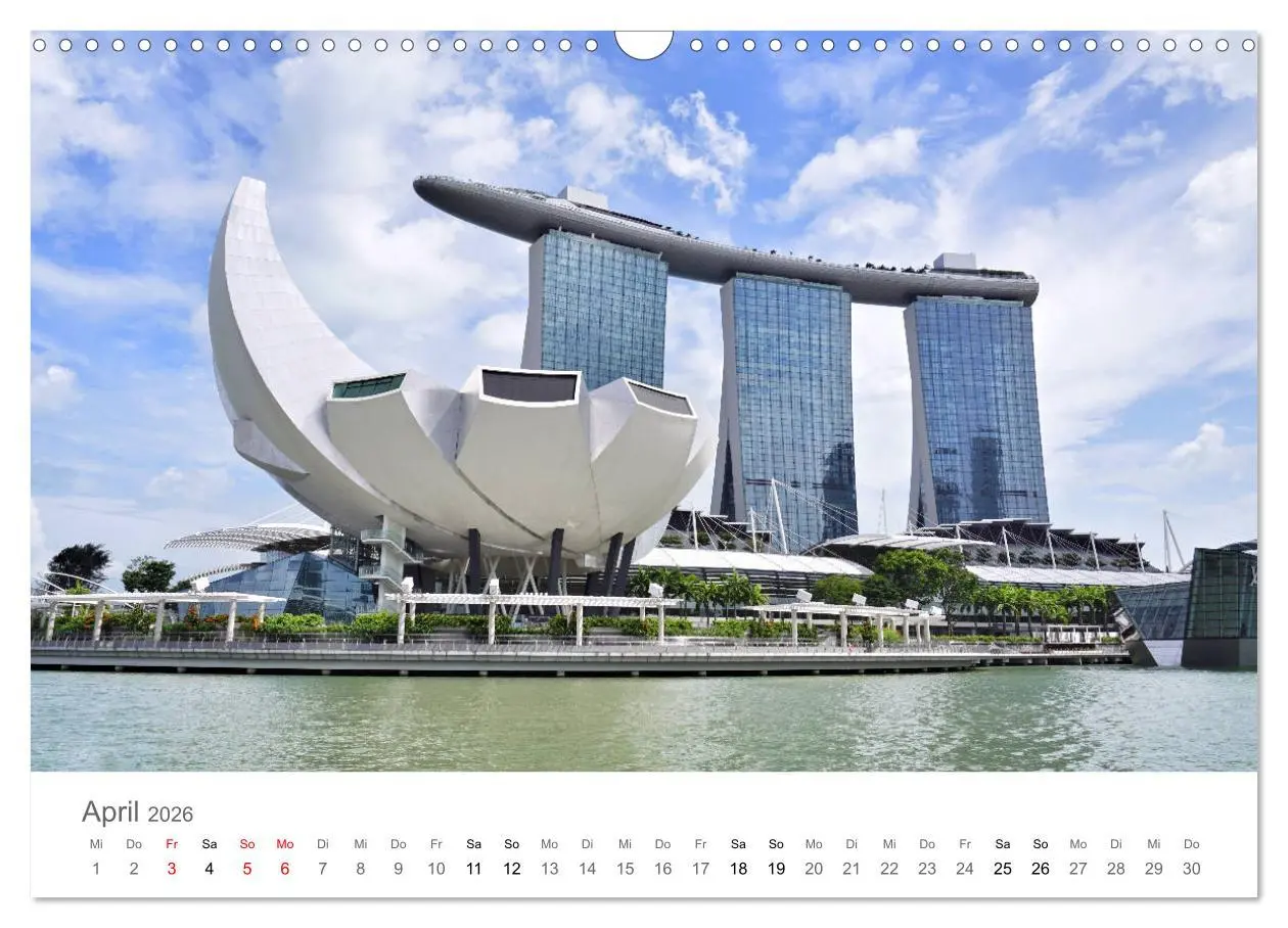 Bild: 9783457785140 | Singapur (Wandkalender 2026 DIN A3 quer), CALVENDO Monatskalender