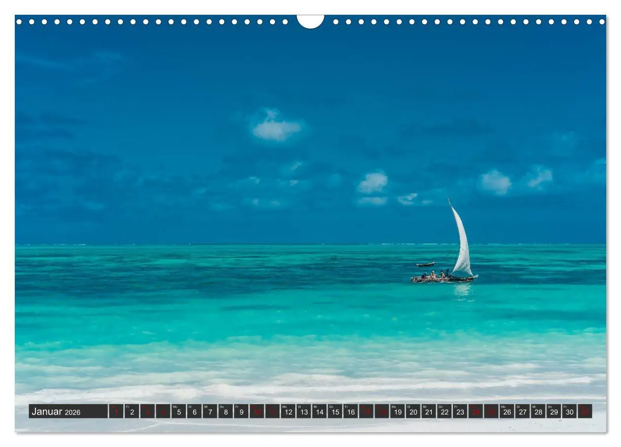 Bild: 9783457855140 | Inselparadies Sansibar (Wandkalender 2026 DIN A3 quer), CALVENDO...