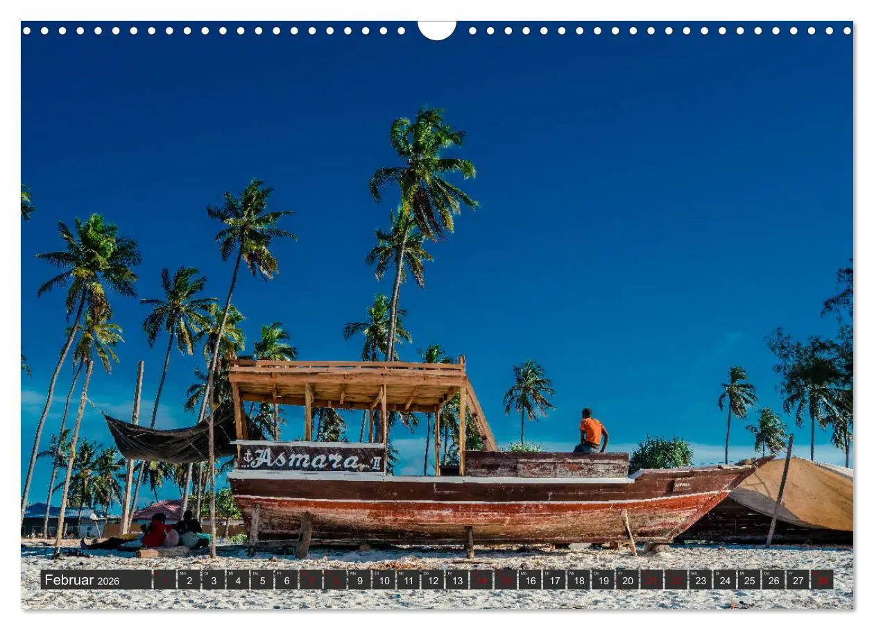 Bild: 9783457855140 | Inselparadies Sansibar (Wandkalender 2026 DIN A3 quer), CALVENDO...