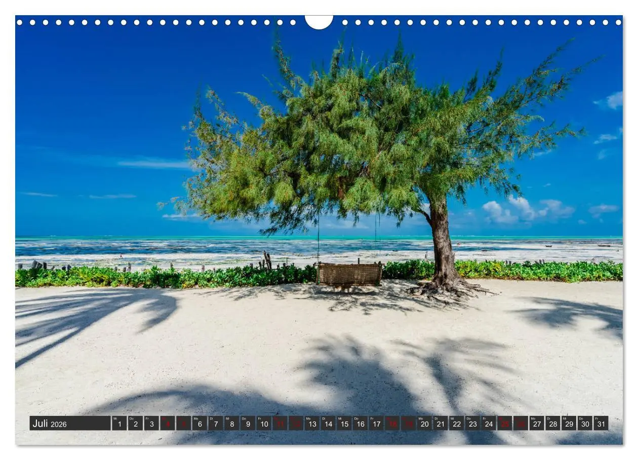 Bild: 9783457855140 | Inselparadies Sansibar (Wandkalender 2026 DIN A3 quer), CALVENDO...