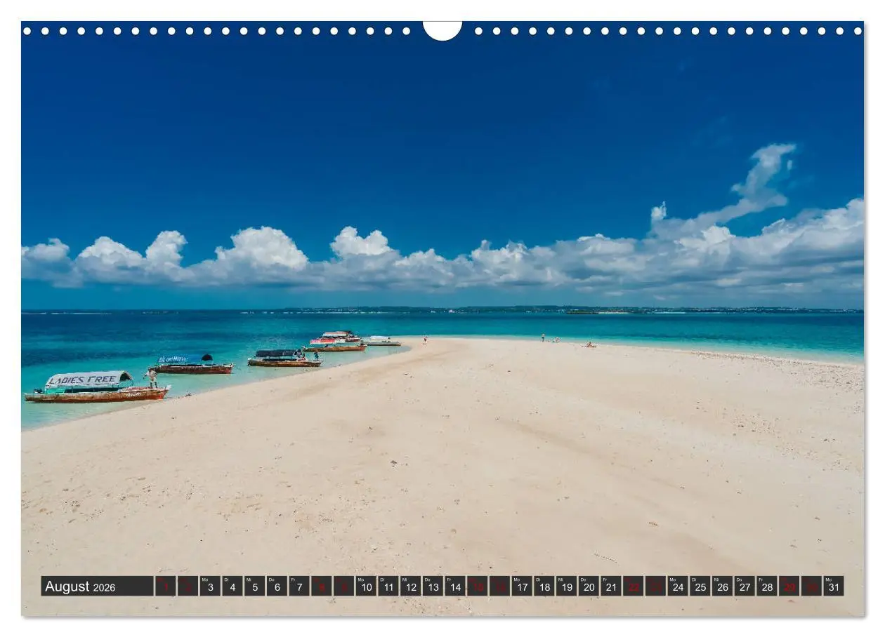 Bild: 9783457855140 | Inselparadies Sansibar (Wandkalender 2026 DIN A3 quer), CALVENDO...