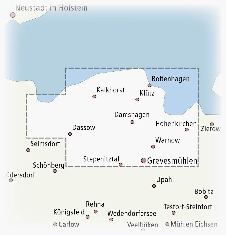 Bild: 9783747305140 | Ostseebad Boltenhagen - Klützer Winkel 1:30 000 | (Land-)Karte | 2019