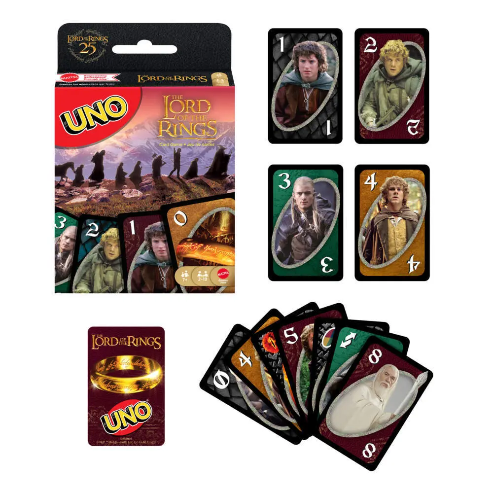 Bild: 194735375240 | UNO Lord of the Rings.JMF13 | Spiel | JMF13 | Deutsch | 2026 | Mattel