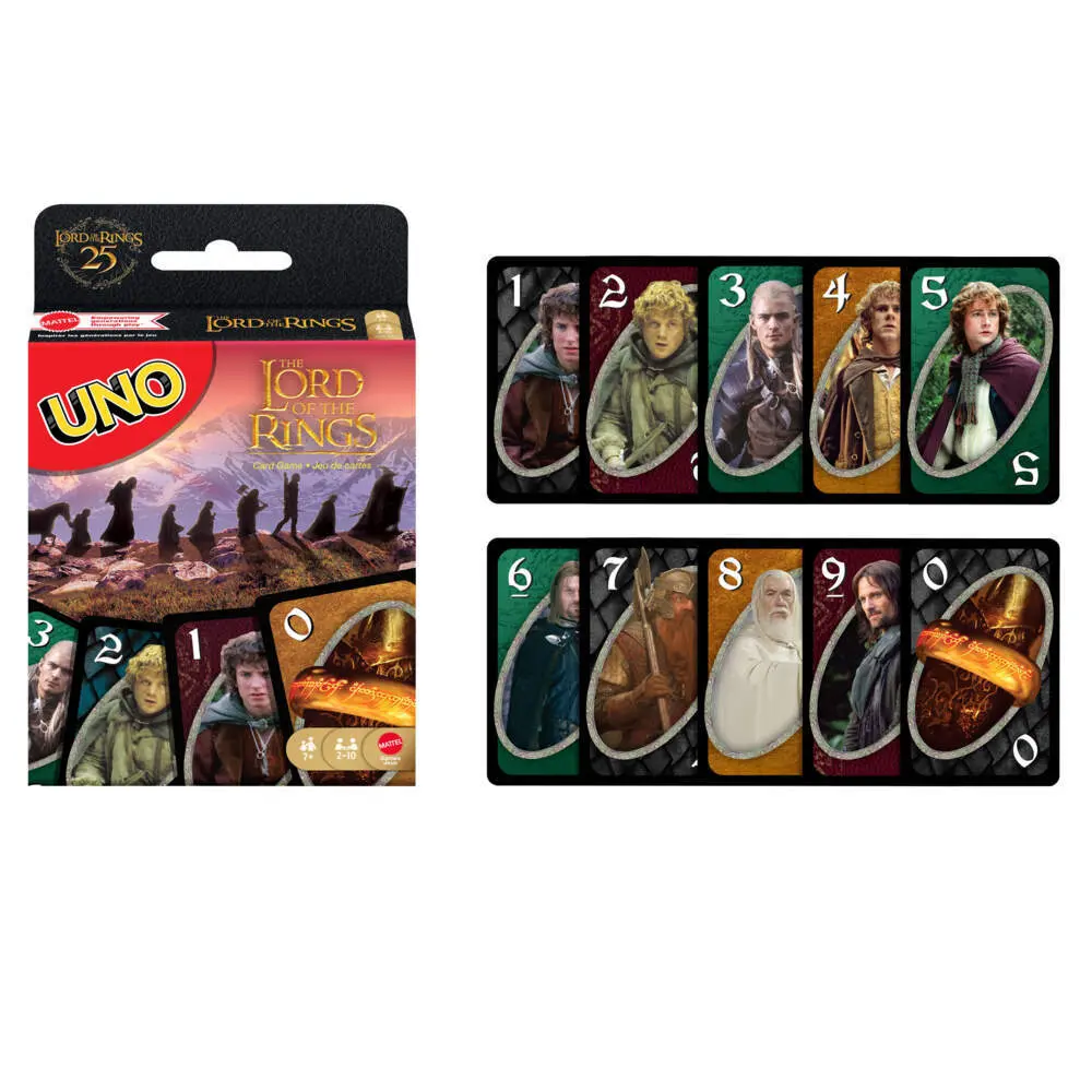 Bild: 194735375240 | UNO Lord of the Rings.JMF13 | Spiel | JMF13 | Deutsch | 2026 | Mattel