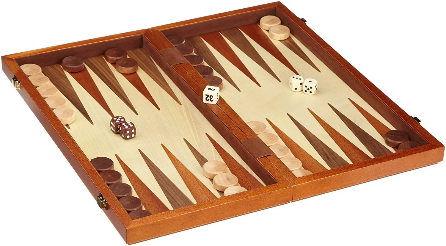Cover: 4014156025240 | Philos 2524 - Schach-Backgammon-Dame-Set, magnetisch, Feld 43 mm,...