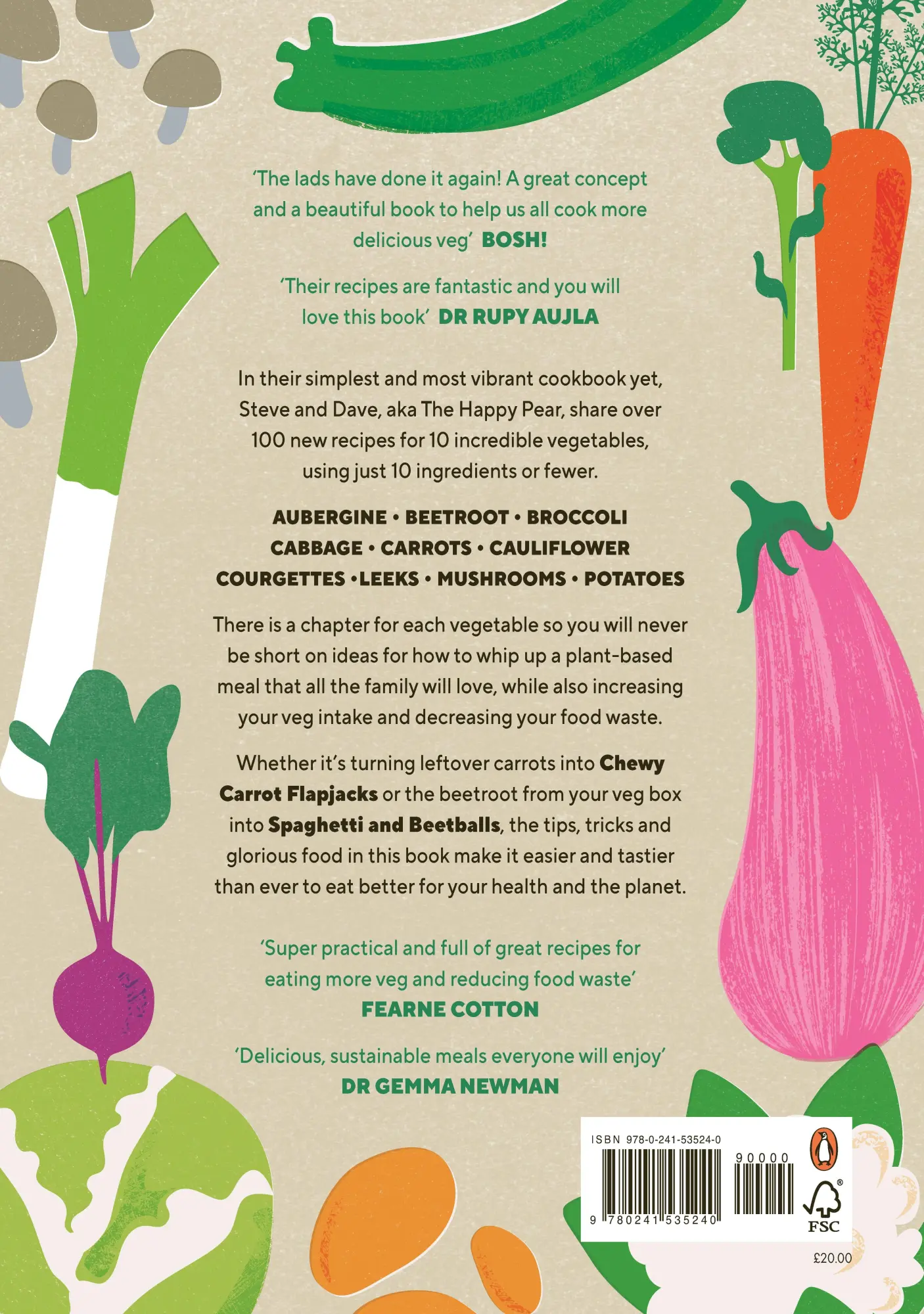 Rückseite: 9780241535240 | The Veg Box: 10 Vegetables, 10 Ways | David Flynn | Buch | Gebunden