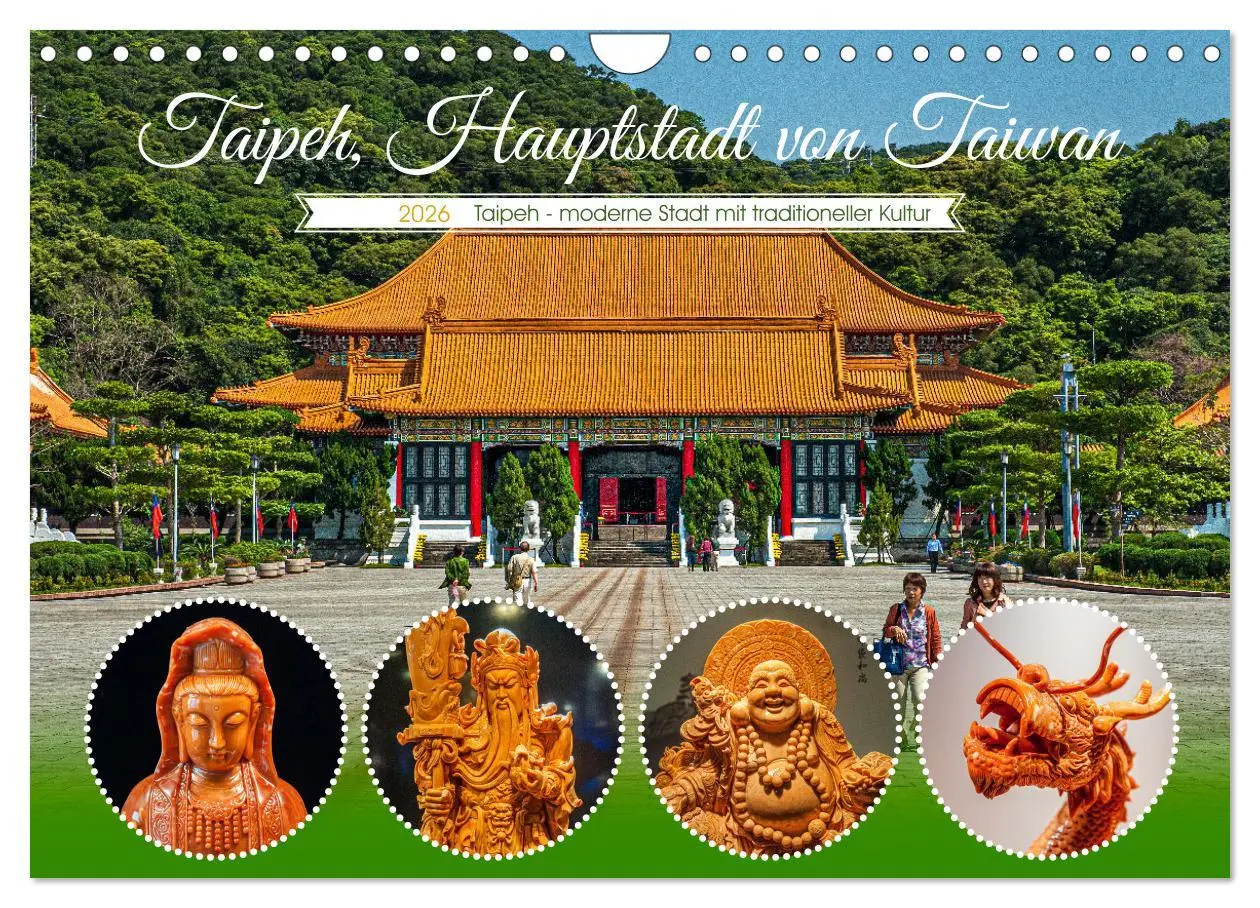 Cover: 9783457535240 | Taipeh, Hauptstadt von Taiwan (Wandkalender 2026 DIN A4 quer),...