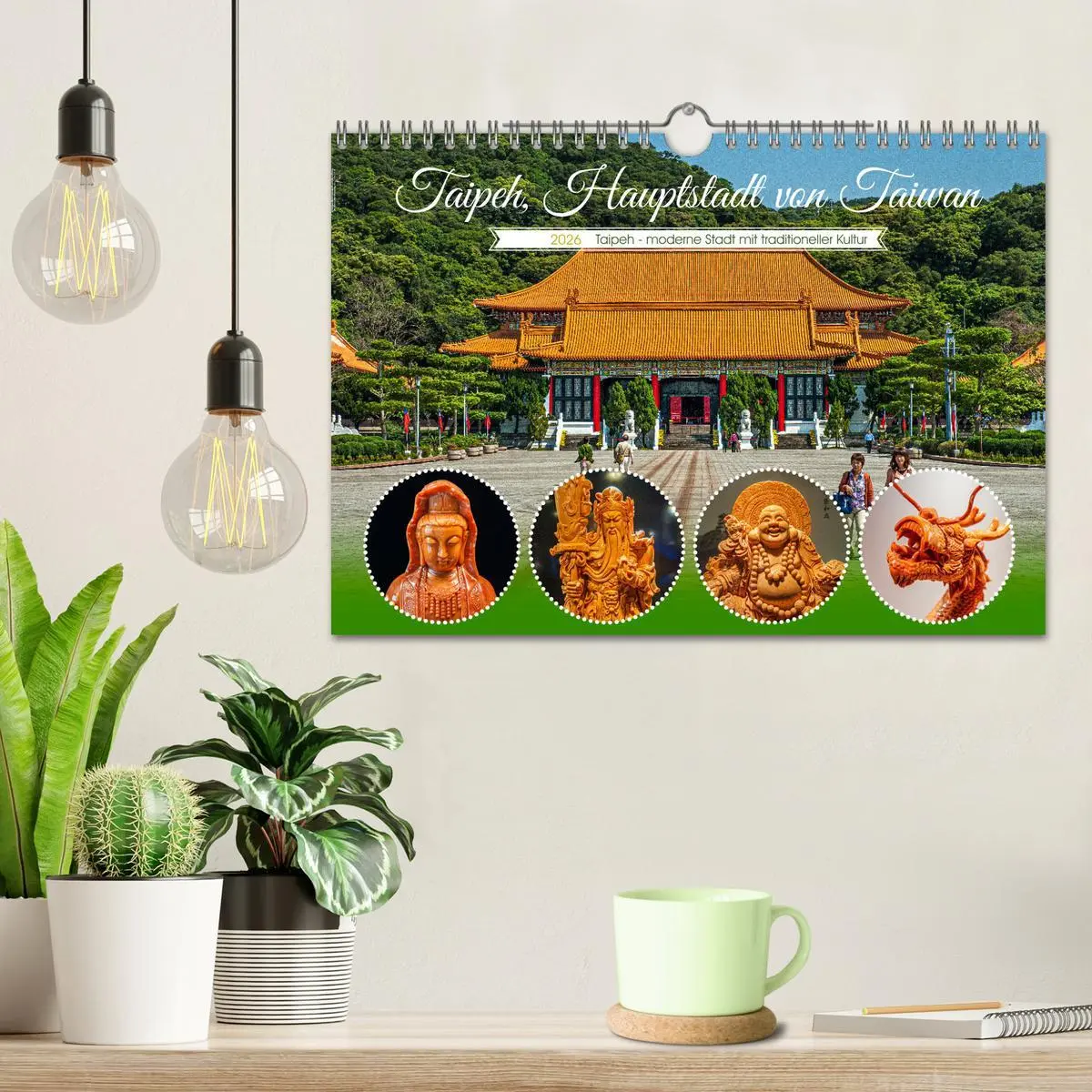 Bild: 9783457535240 | Taipeh, Hauptstadt von Taiwan (Wandkalender 2026 DIN A4 quer),...