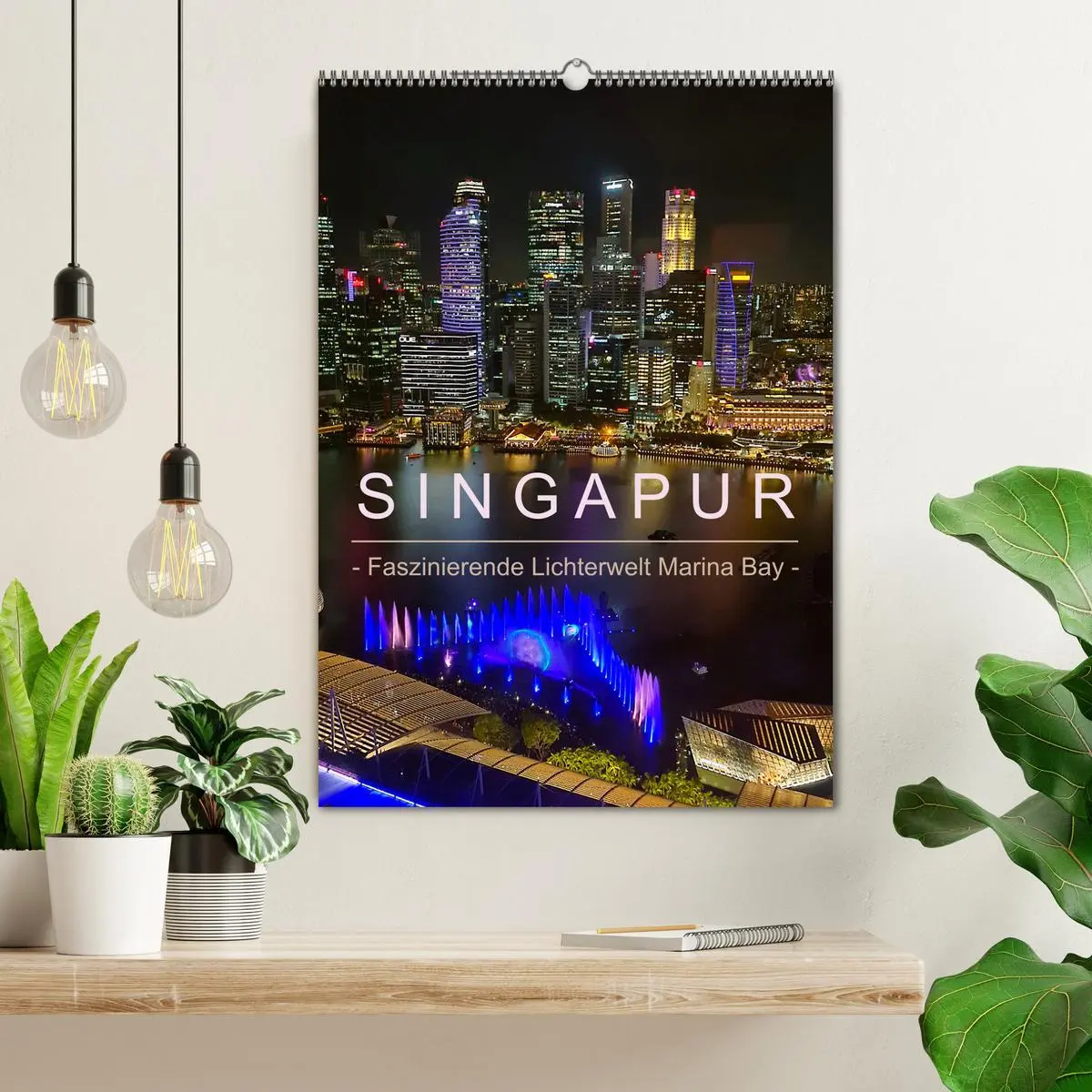 Bild: 9783516245240 | Singapur - Faszinierende Lichterwelt Marina Bay (Wandkalender 2026...