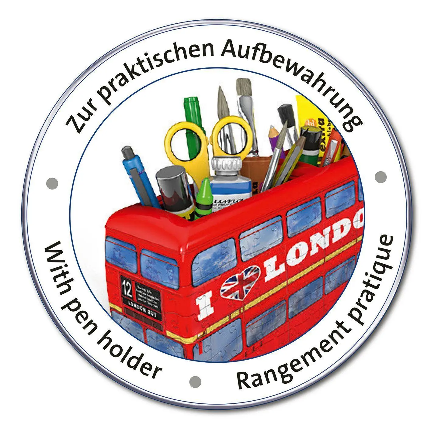Bild: 4005556125340 | London Bus | Erleben Sie Puzzeln in der 3. Dimension | Spiel | 12534