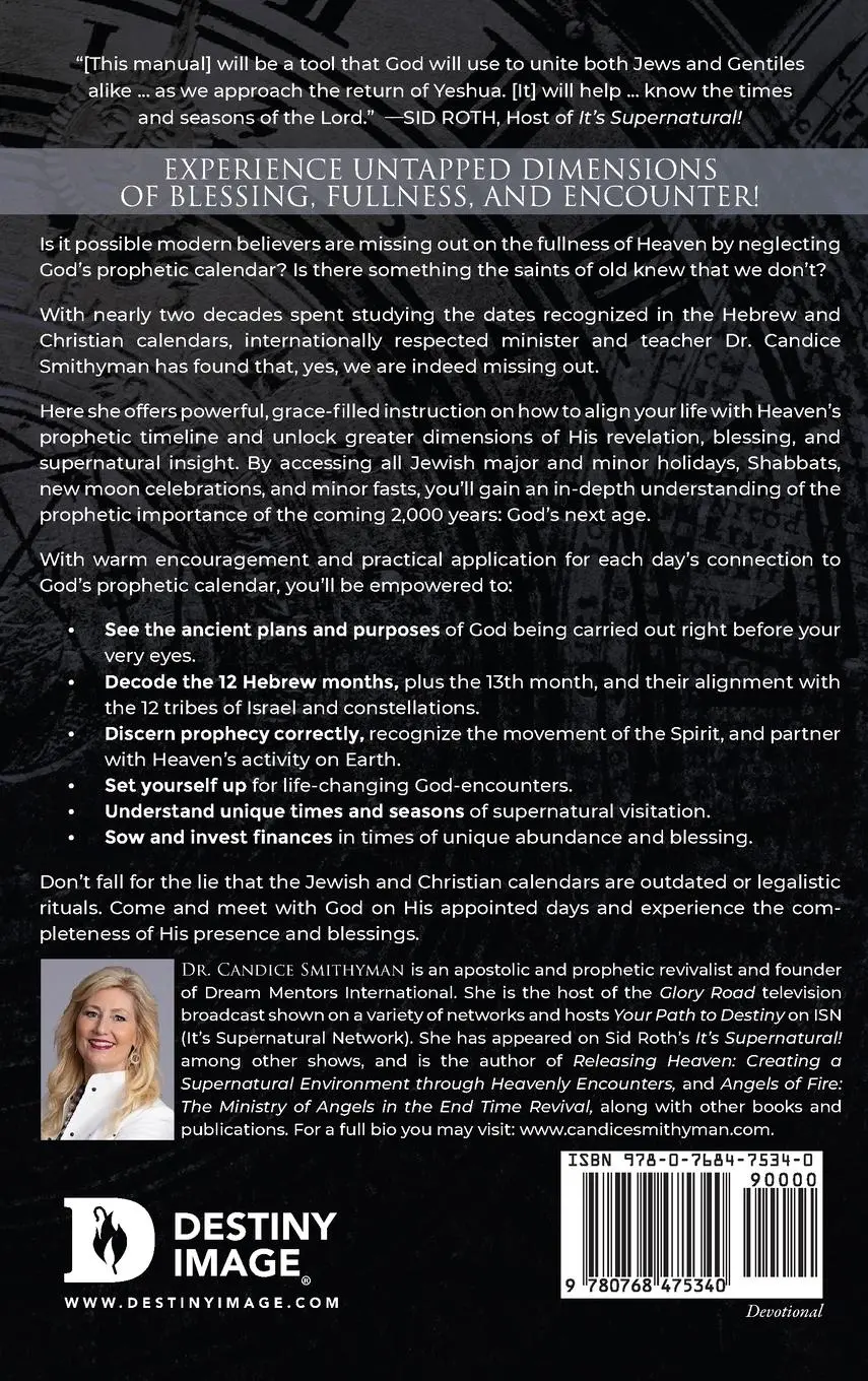 Rückseite: 9780768475340 | 365 Prophetic Revelations from the Hebrew Calendar | Candice Smithyman