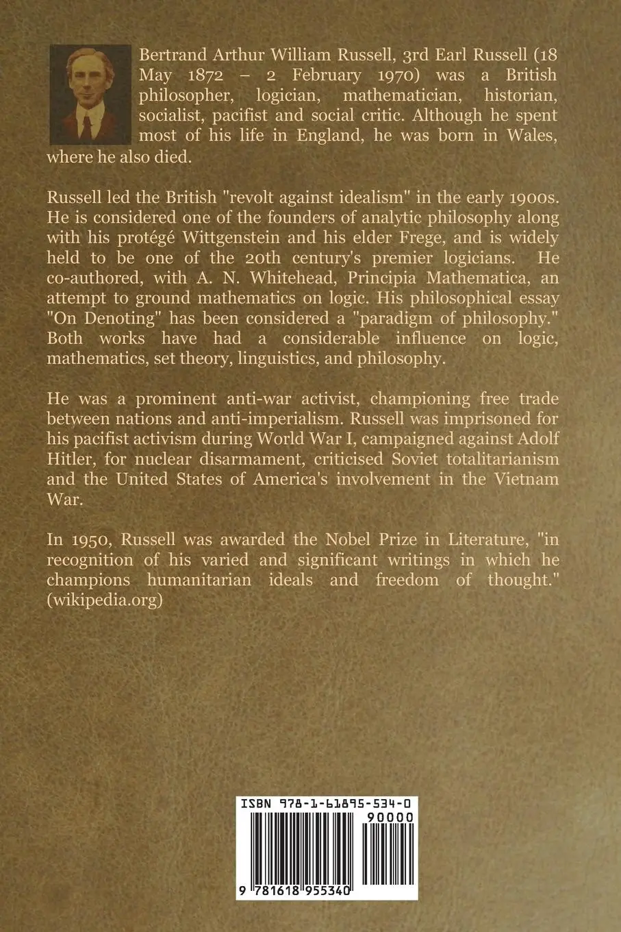 Rückseite: 9781618955340 | The Problems of Philosophy | Bertrand Russell | Taschenbuch | Englisch