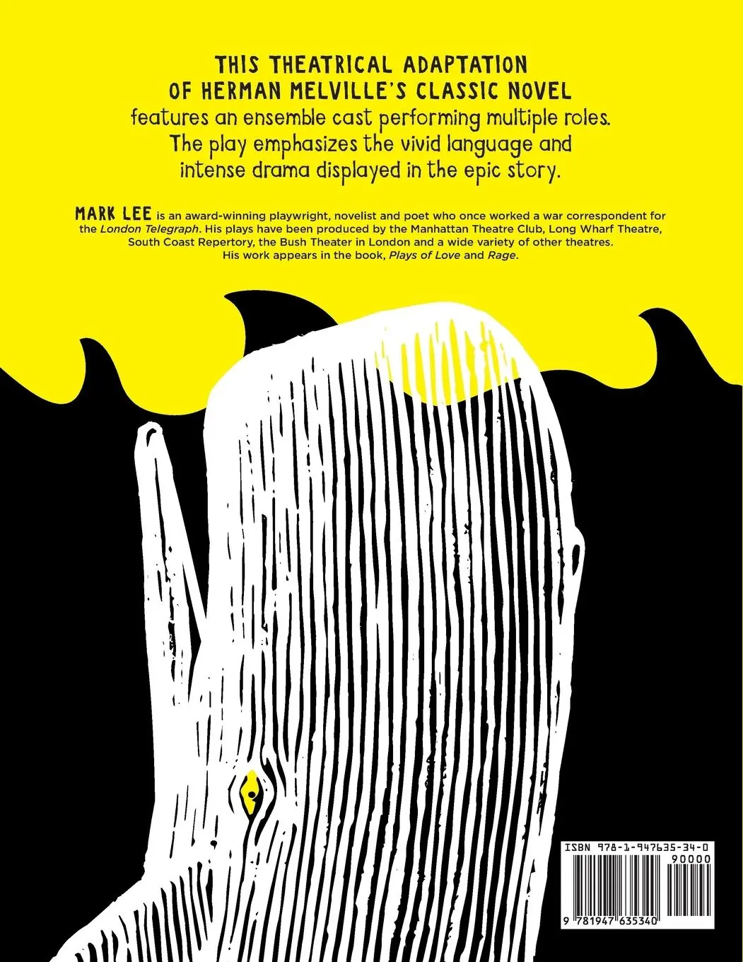 Rückseite: 9781947635340 | Moby Dick | A Play Adapted from Herman Melville's Novel | Mark Lee