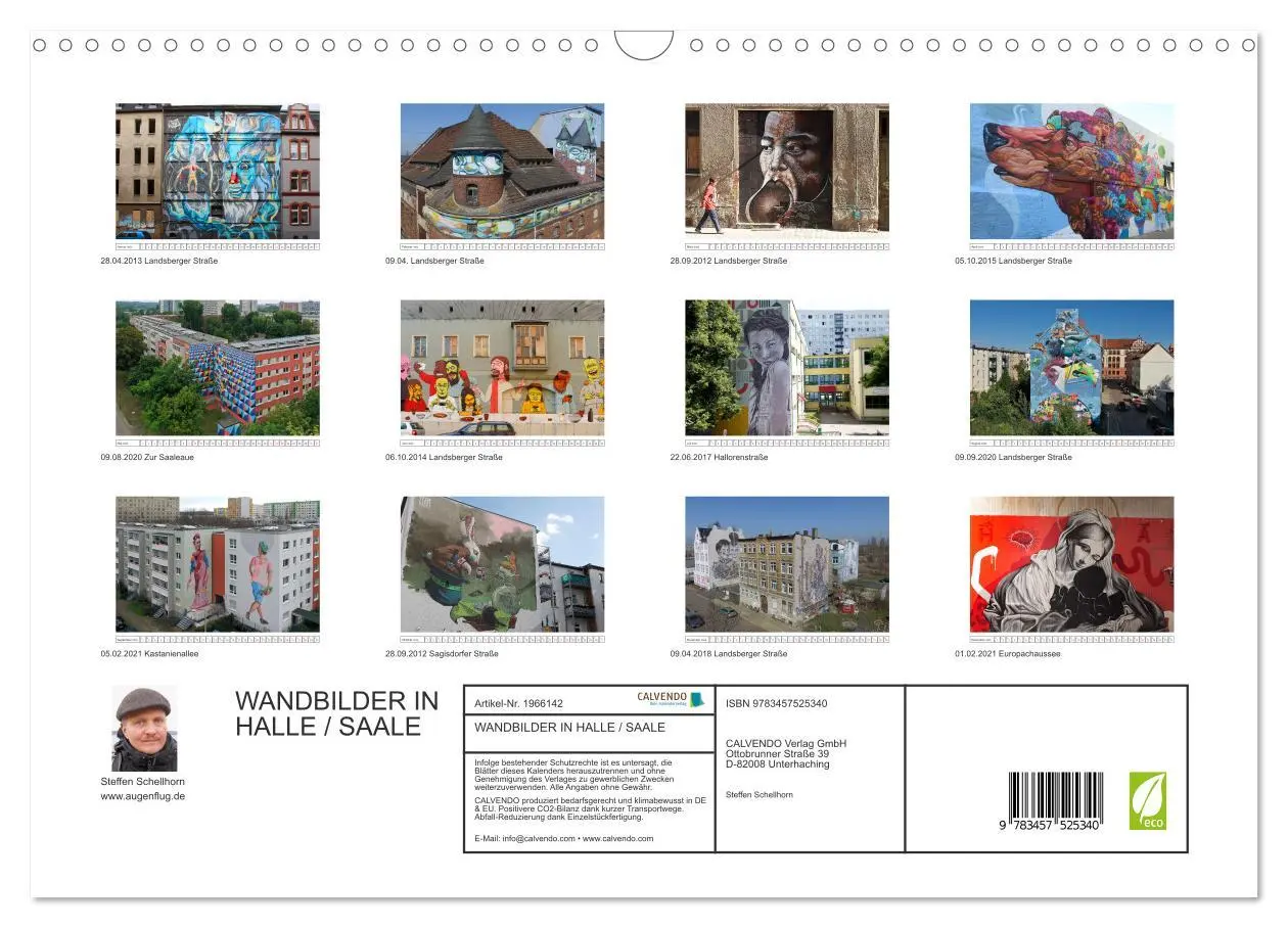 Bild: 9783457525340 | WANDBILDER IN HALLE / SAALE (Wandkalender 2026 DIN A3 quer),...
