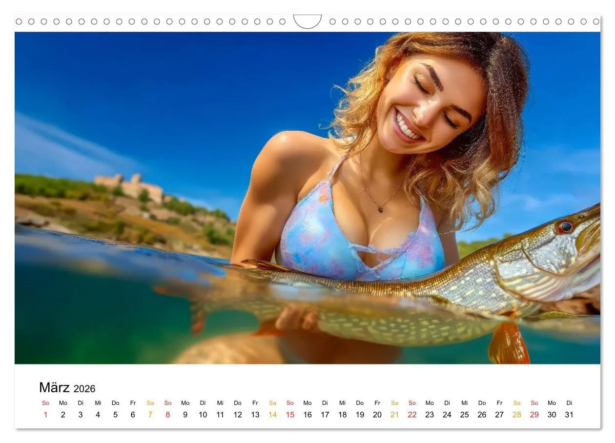 Bild: 9783516235340 | Heiß auf Hecht (Wandkalender 2026 DIN A3 quer), CALVENDO...