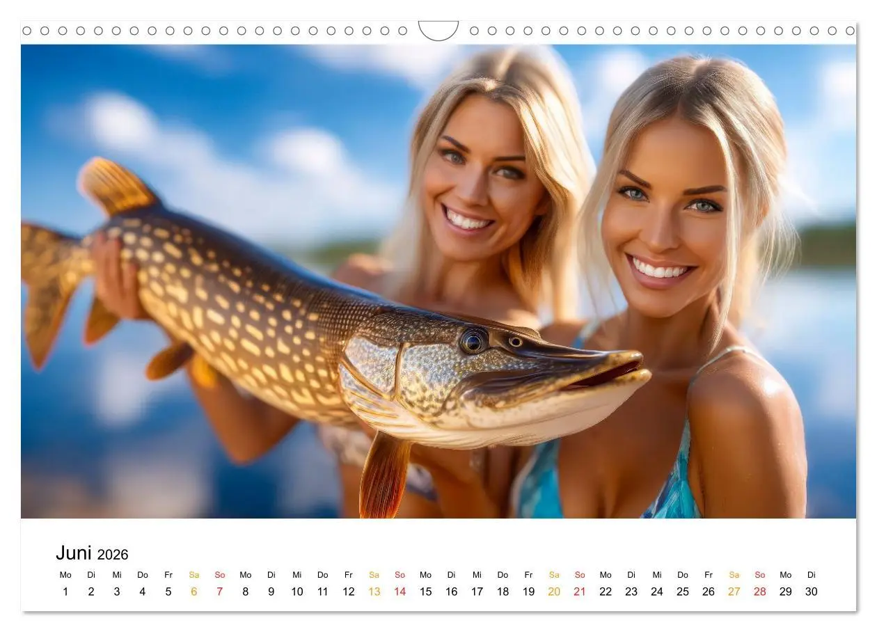 Bild: 9783516235340 | Heiß auf Hecht (Wandkalender 2026 DIN A3 quer), CALVENDO...