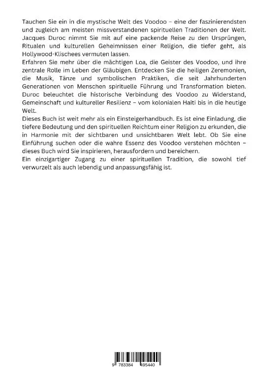 Rückseite: 9783384495440 | Die verborgene Welt des Voodoo | Jacques Duroc | Taschenbuch | 268 S.