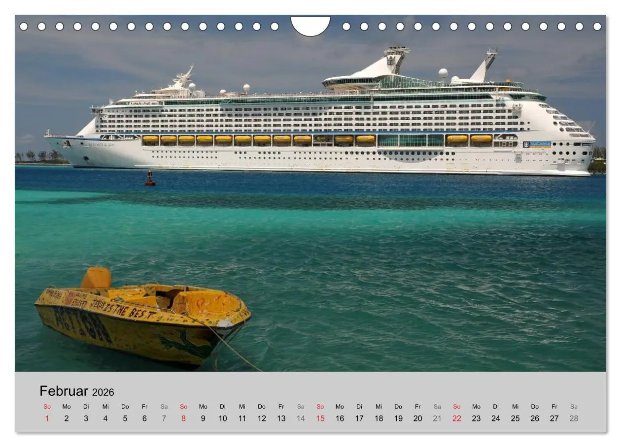 Bild: 9783457995440 | Kreuzfahrt Impressionen (Wandkalender 2026 DIN A4 quer), CALVENDO...