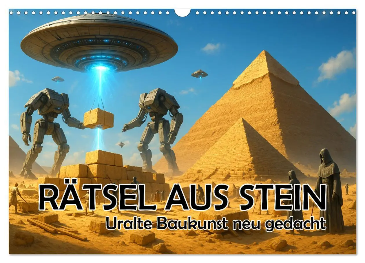Cover: 9783516605440 | Rätsel aus Stein - Uralte Baukunst neu gedacht (Wandkalender 2026...