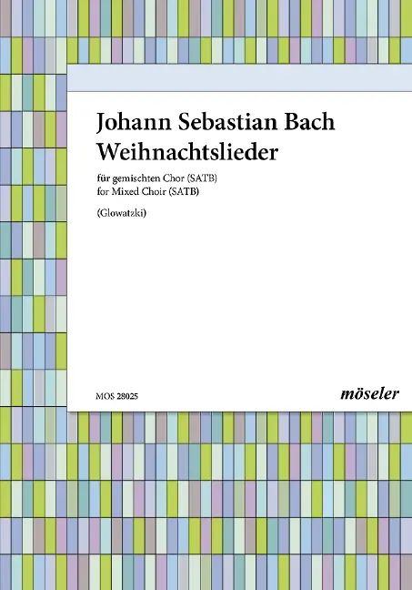 Cover: 9783795725440 | Weihnachtslieder zu vier Stimmen | Johann Sebastian Bach | Broschüre