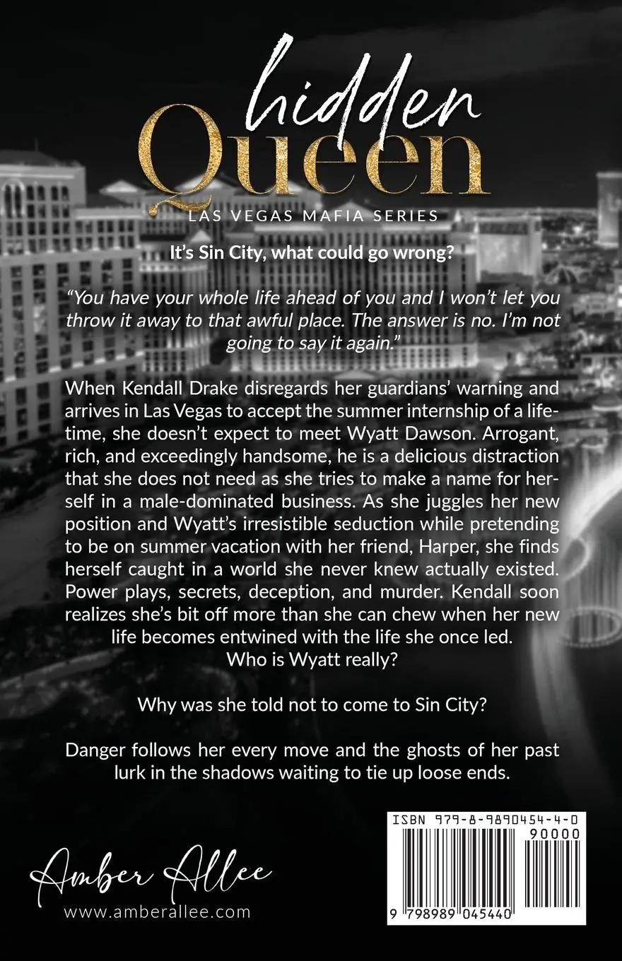 Rückseite: 9798989045440 | Hidden Queen | Las Vegas Mafia Series | Amber Allee | Taschenbuch