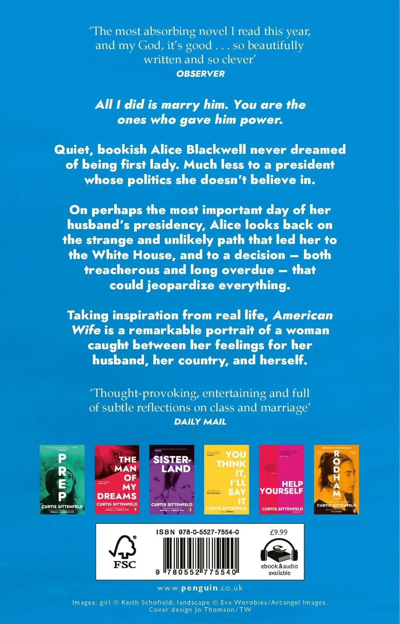 Rückseite: 9780552775540 | American Wife | The acclaimed word-of-mouth bestseller | Sittenfeld
