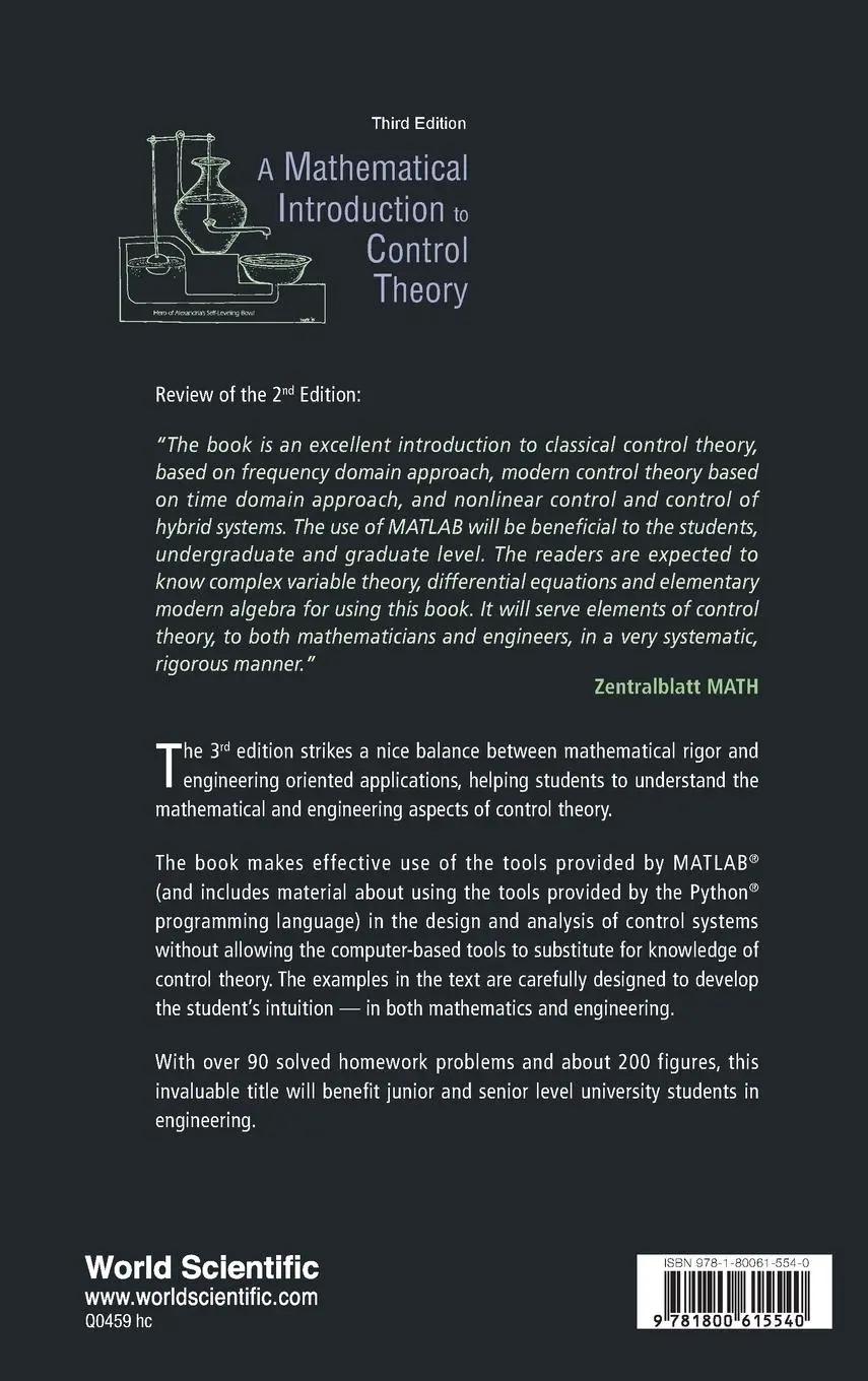 Rückseite: 9781800615540 | MATH INTRO CONTROL THE (3RD ED) | Shlomo Engelberg | Buch | Englisch