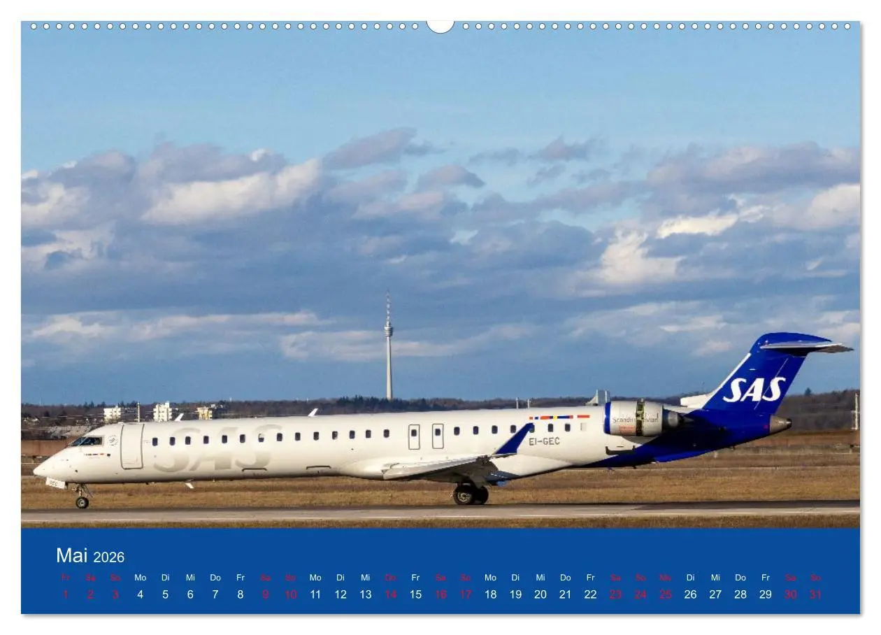 Bild: 9783457295540 | Besondere Flugzeuge am Flughafen Stuttgart (Wandkalender 2026 DIN...