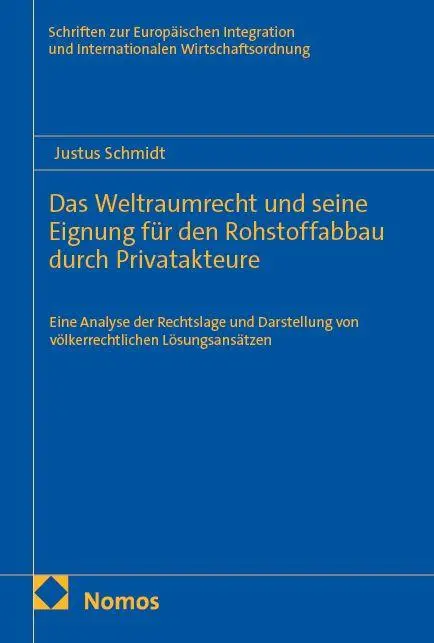 Cover: 9783756035540 | Das Weltraumrecht und seine Eignung für den Rohstoffabbau durch...