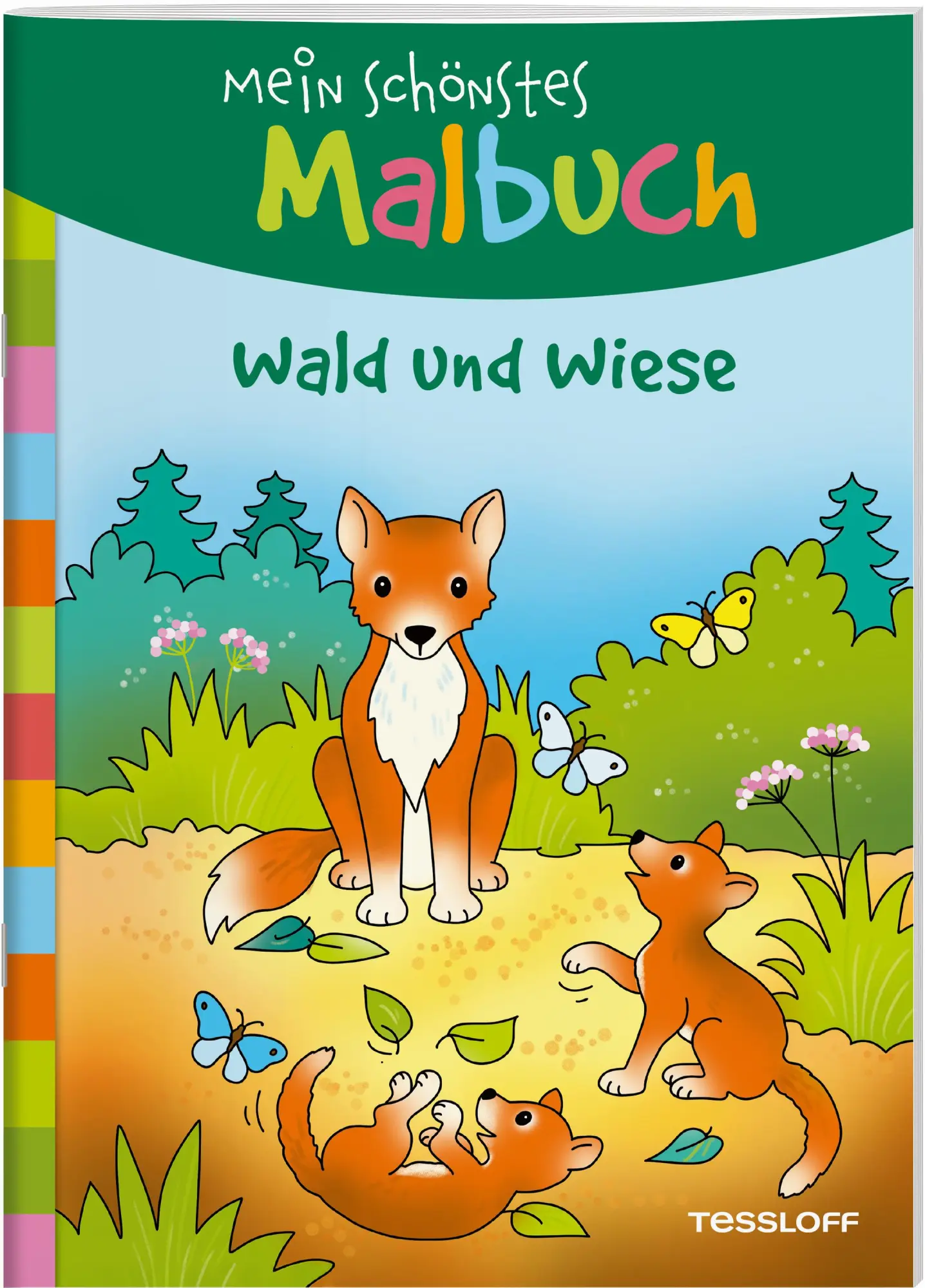 Cover: 9783788645540 | Mein schönstes Malbuch. Wald und Wiese | Malen für Kinder ab 5 Jahren