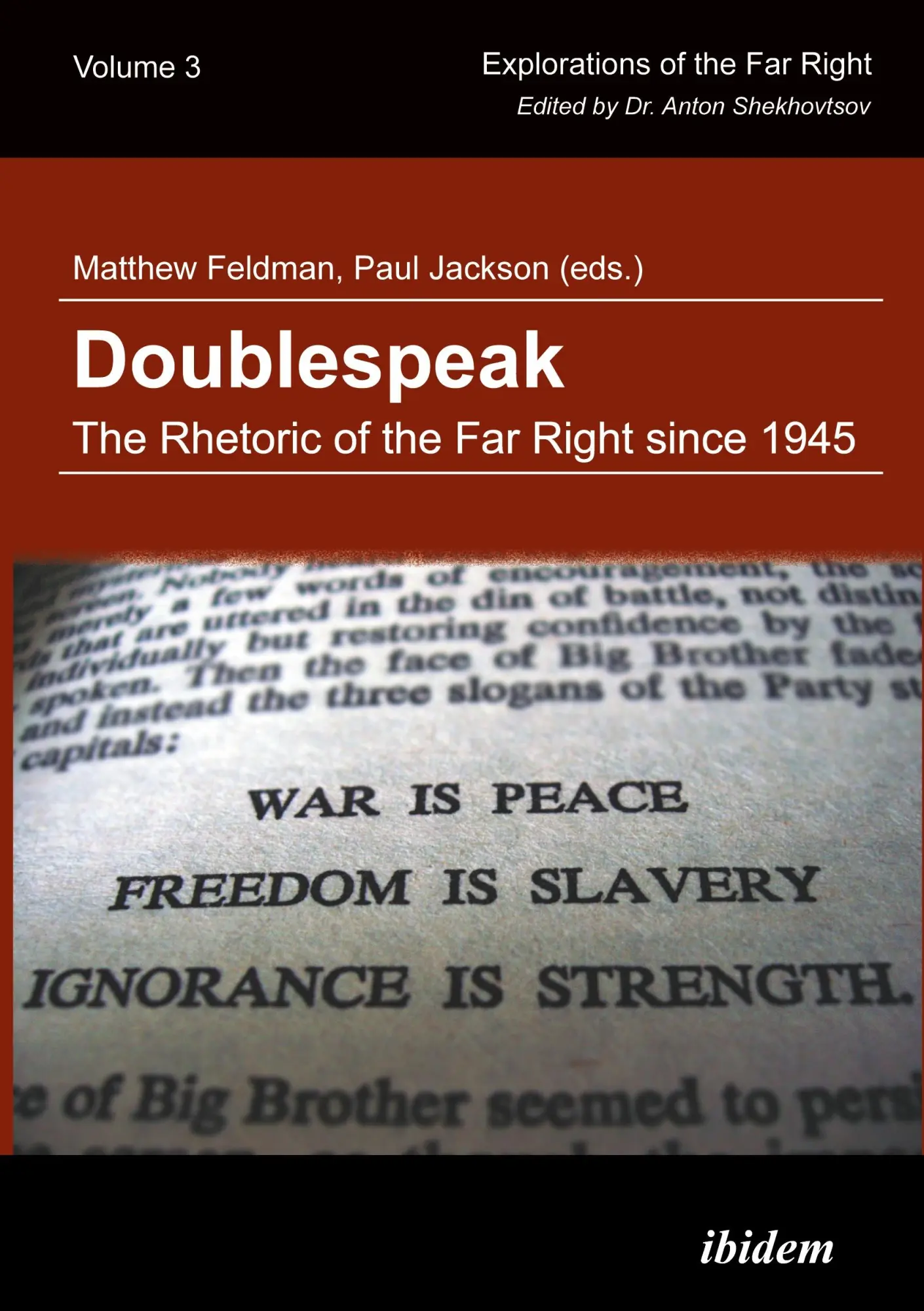 Cover: 9783838205540 | Doublespeak: The Rhetoric of the Far Right since 1945 | Feldman | Buch