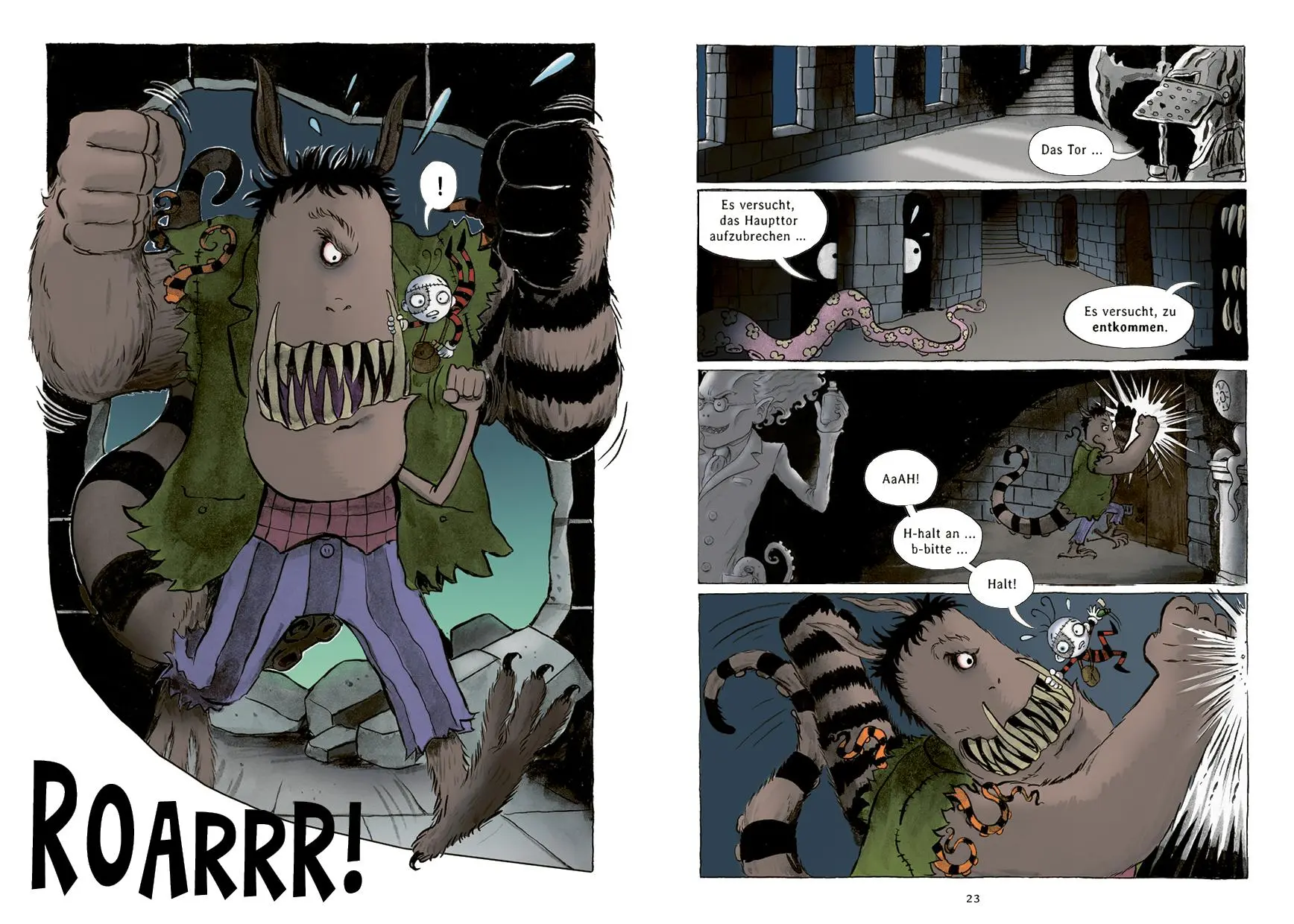 Bild: 9783423765640 | Stitch Head - Chaos in der Monsterwerkstatt | Guy Bass | Buch | 160 S.