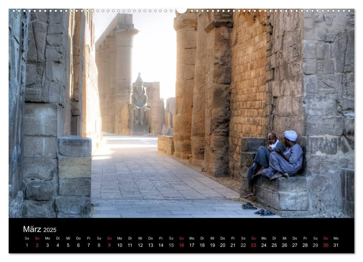 Bild: 9783435575640 | Ägypten (Wandkalender 2025 DIN A2 quer), CALVENDO Monatskalender