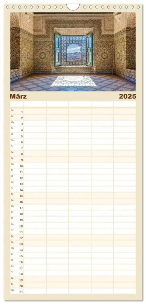 Bild: 9783457115640 | Familienplaner 2025 - Marokko: Marrakesch, Atlas, Sahara, Fès mit 5...