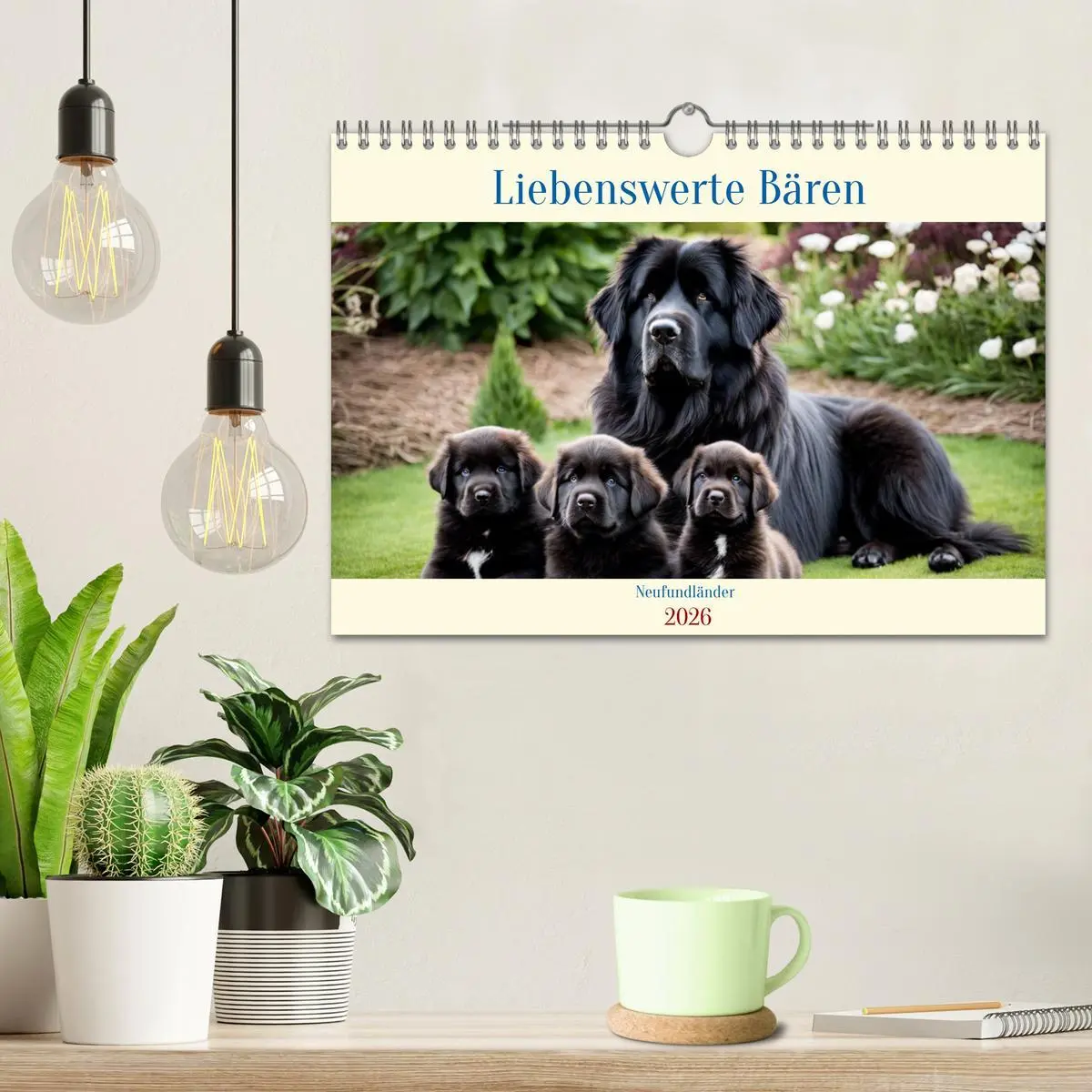Bild: 9783457735640 | Neufundländer - Liebenswerte Bären (Wandkalender 2026 DIN A4 quer),...