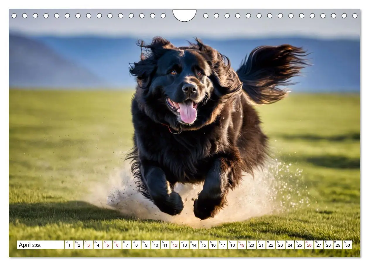 Bild: 9783457735640 | Neufundländer - Liebenswerte Bären (Wandkalender 2026 DIN A4 quer),...