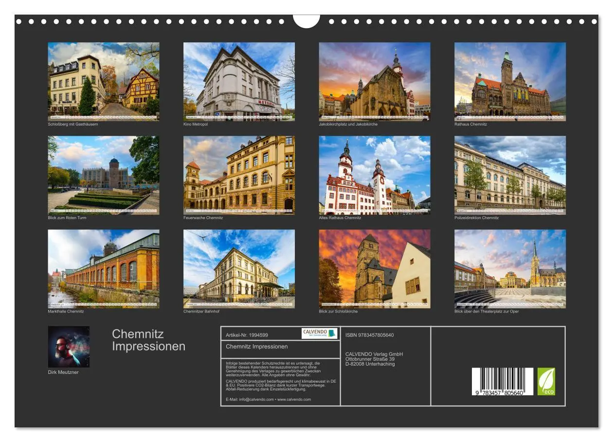 Bild: 9783457805640 | Chemnitz Impressionen (Wandkalender 2026 DIN A3 quer), CALVENDO...