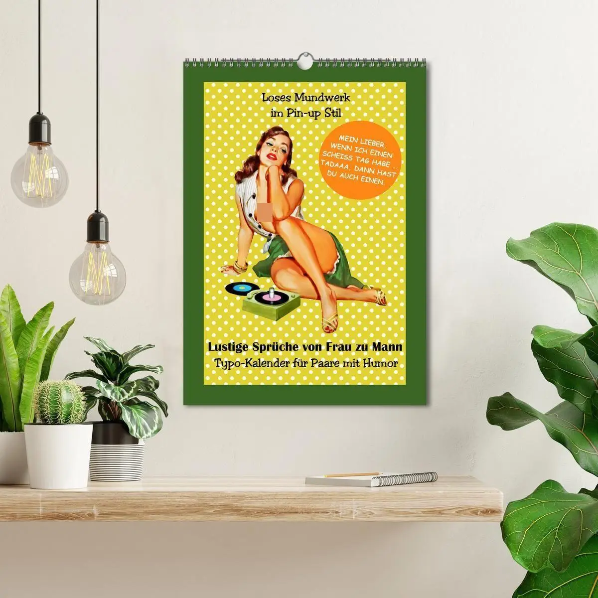 Bild: 9783516375640 | Loses Mundwerk im Pin-up Stil. Lustige Sprüche von Frau zu Mann...