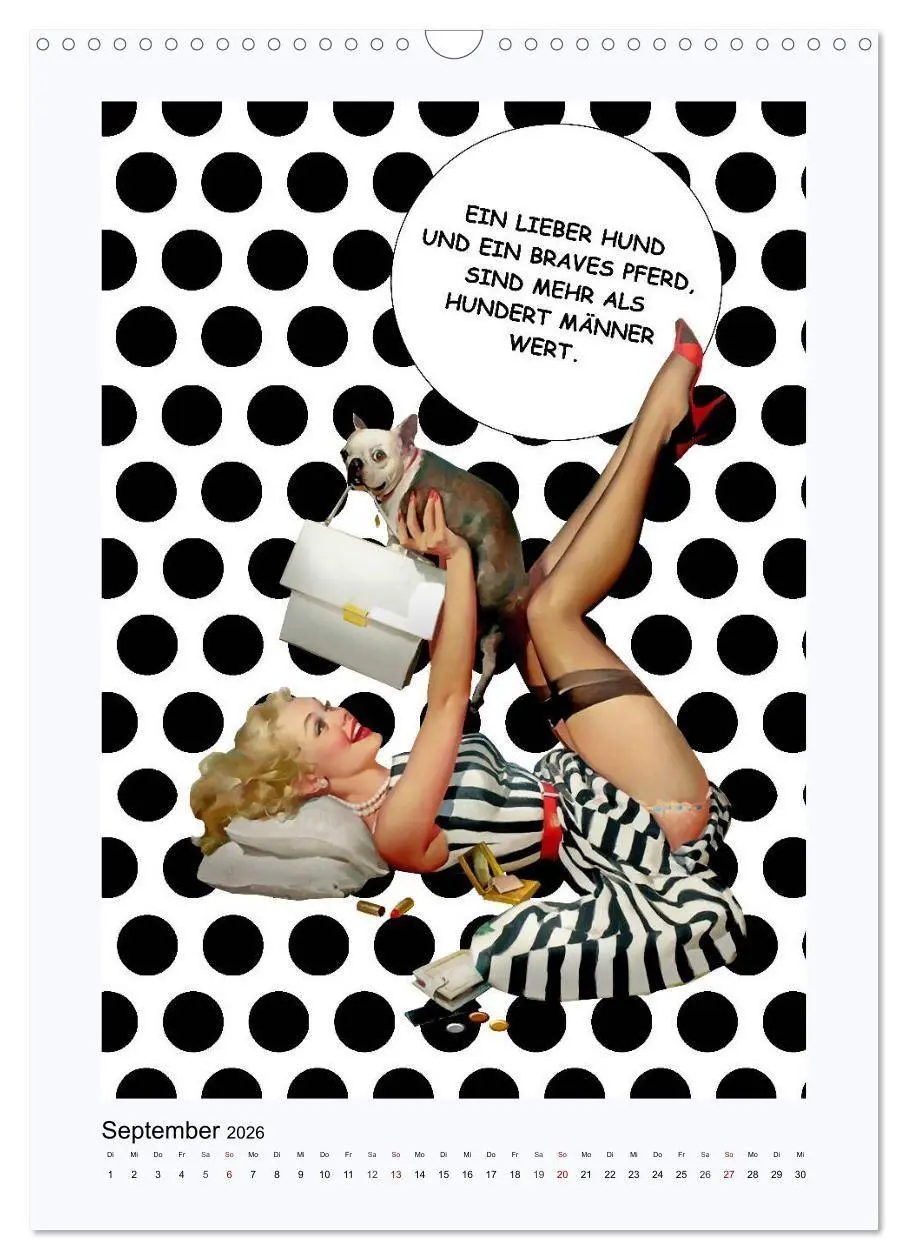 Bild: 9783516375640 | Loses Mundwerk im Pin-up Stil. Lustige Sprüche von Frau zu Mann...