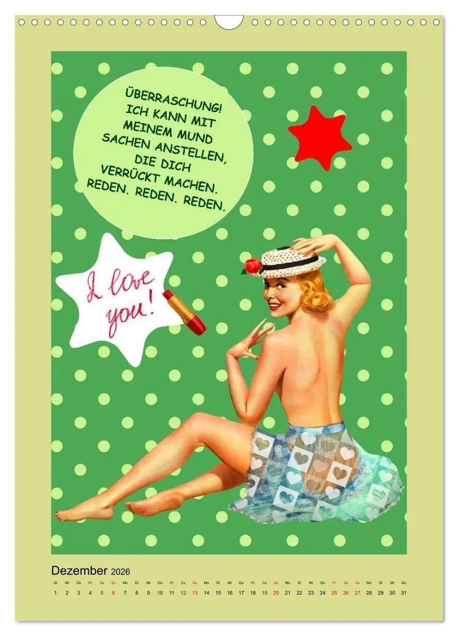 Bild: 9783516375640 | Loses Mundwerk im Pin-up Stil. Lustige Sprüche von Frau zu Mann...