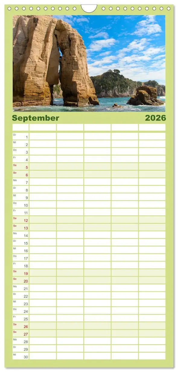 Bild: 9783516515640 | Familienplaner 2026 - Neuseeland - Die schönsten Orte am anderen...