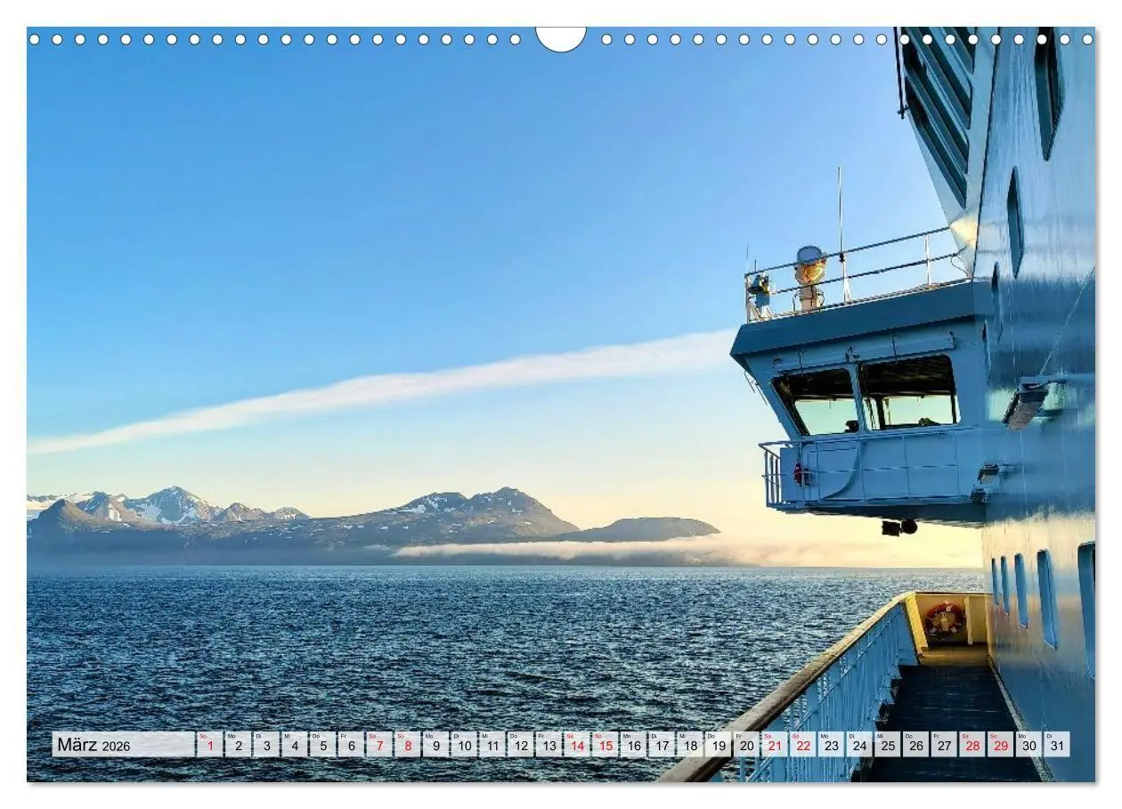 Bild: 9783516685640 | Mit Hurtigruten zum Nordkap (Wandkalender 2026 DIN A3 quer),...