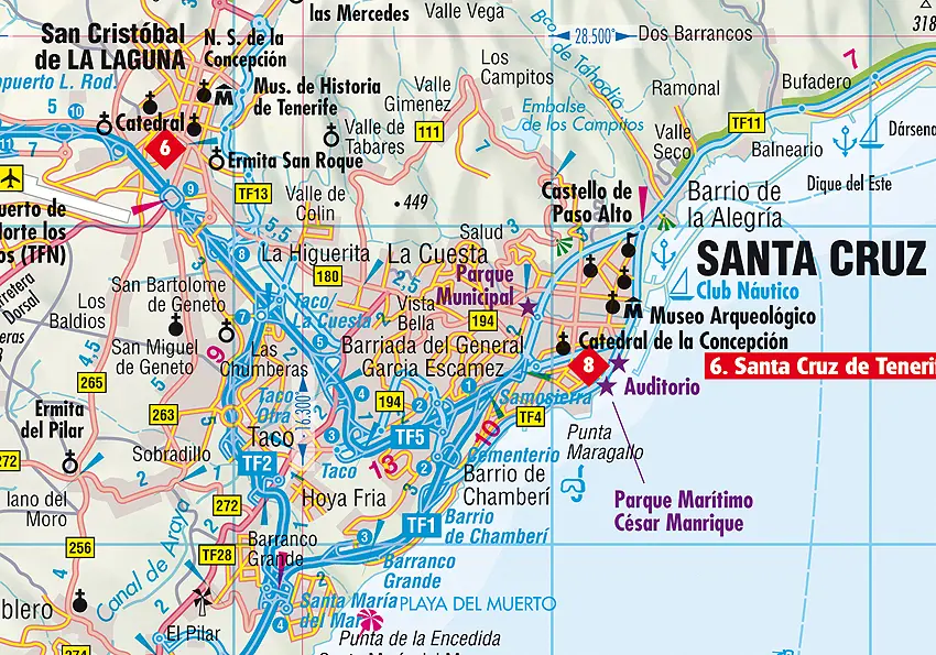 Bild: 9783865925640 | Teneriffa &amp; La Gomera/Tenerife &amp; La Gomera | (Land-)Karte | gefalzt
