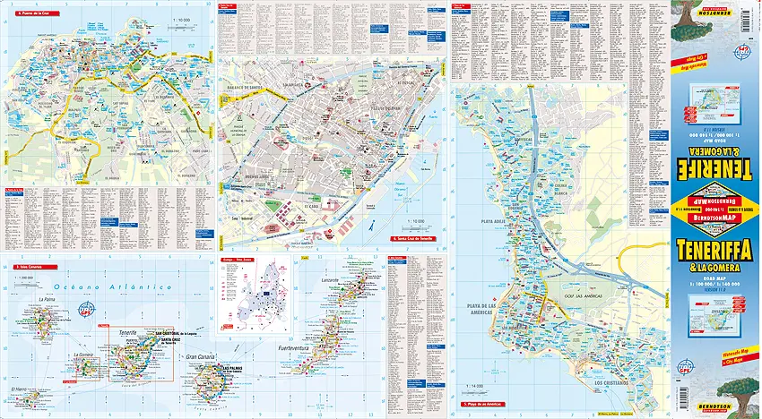 Bild: 9783865925640 | Teneriffa &amp; La Gomera/Tenerife &amp; La Gomera | (Land-)Karte | gefalzt