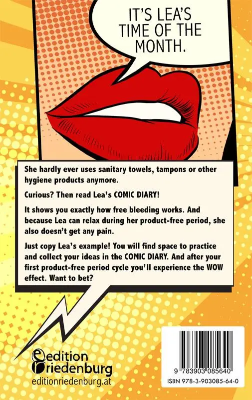 Rückseite: 9783903085640 | Free bleeding - Lea's COMIC DIARY for a pain-free period without...