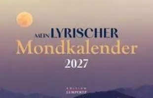 Cover: 9783960585640 | Mein lyrischer Mondkalender 2027 Eintragkalender | Kalender | 14 S.