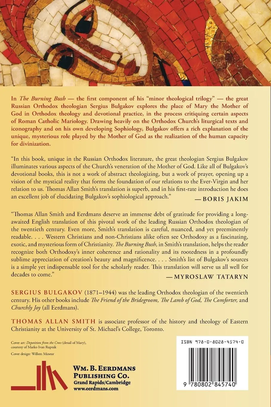 Rückseite: 9780802845740 | Burning Bush | On the Orthodox Veneration of the Mother of God | Buch
