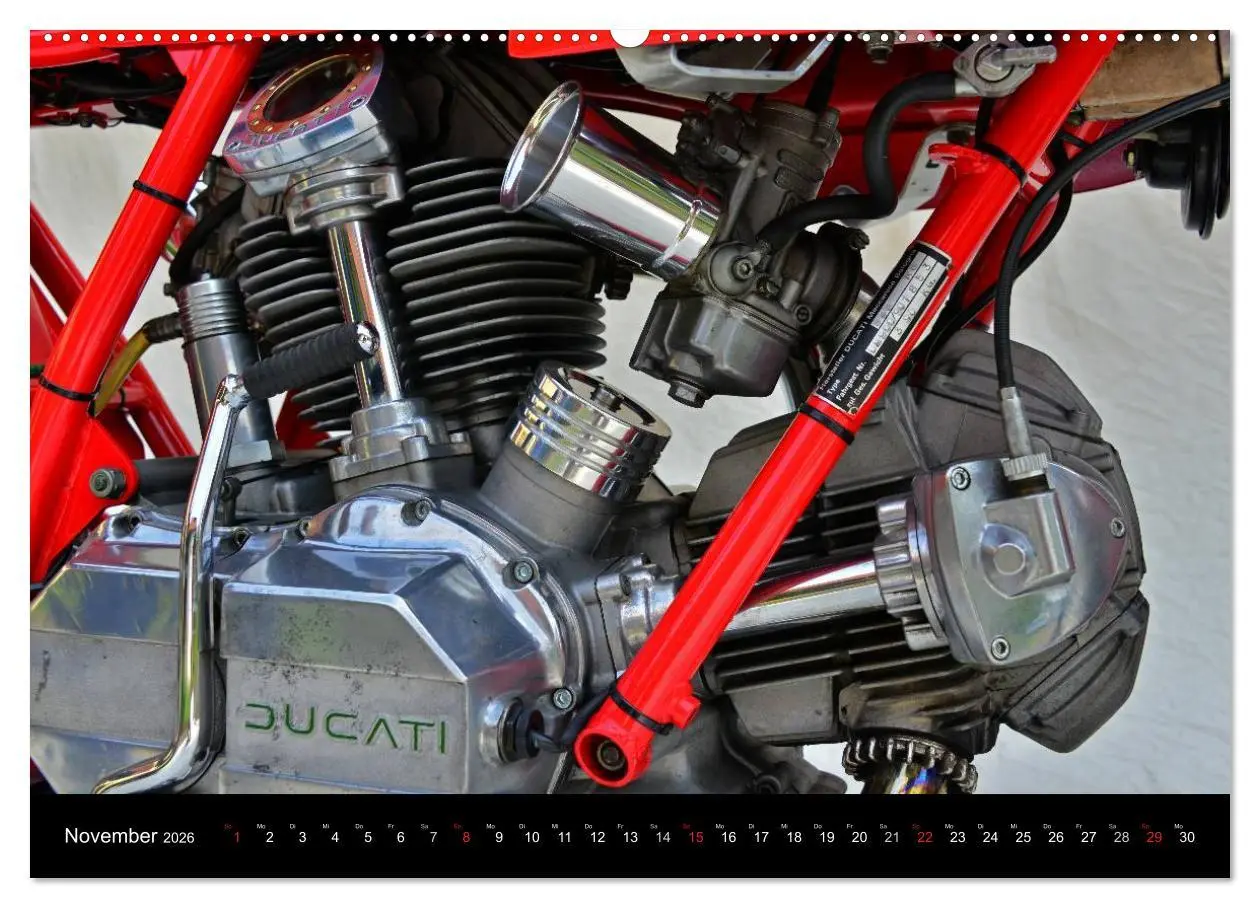 Bild: 9783516125740 | Ducati 900SS Königswelle (Wandkalender 2026 DIN A2 quer), CALVENDO...